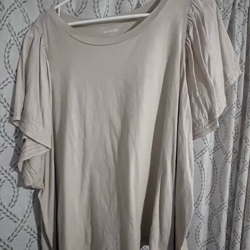 Old Navy Women's Cream Top